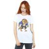 Beauty And The Beast Womens/Ladies Classic Cotton Boyfriend T-Shirt