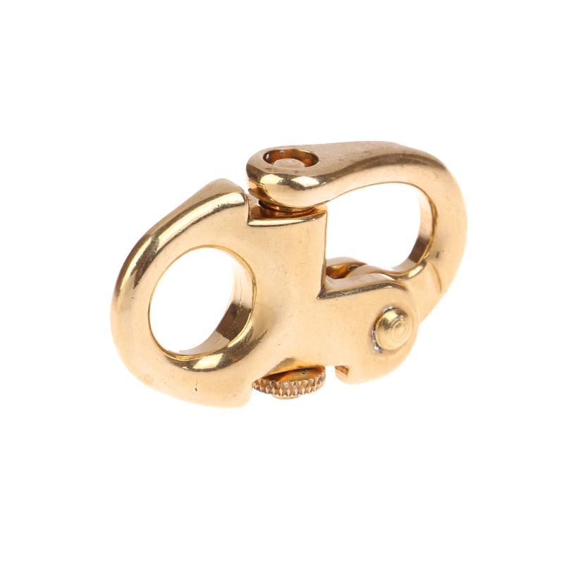 Латунная пряжка брелок кольцо крючок винт штифт соединитель сумка ремень аксессуары