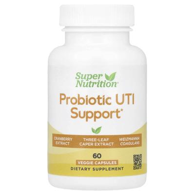 Пробиотик для улучшения инфекции мочевыводящих путей, 60 вегетарианских капсул