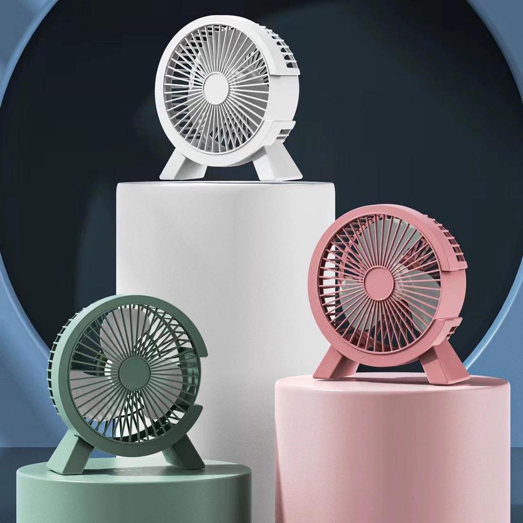 Ultra-Quiet USB Desktop Mini Fan - Portable, Compact for Office or Dormitory Use