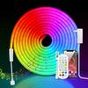 Flexible 1-5M Neon Led Strip Light Bluetooth RGB Led Lights Waterproof Tape Diode DC Bluetooth Control+EU Adapter