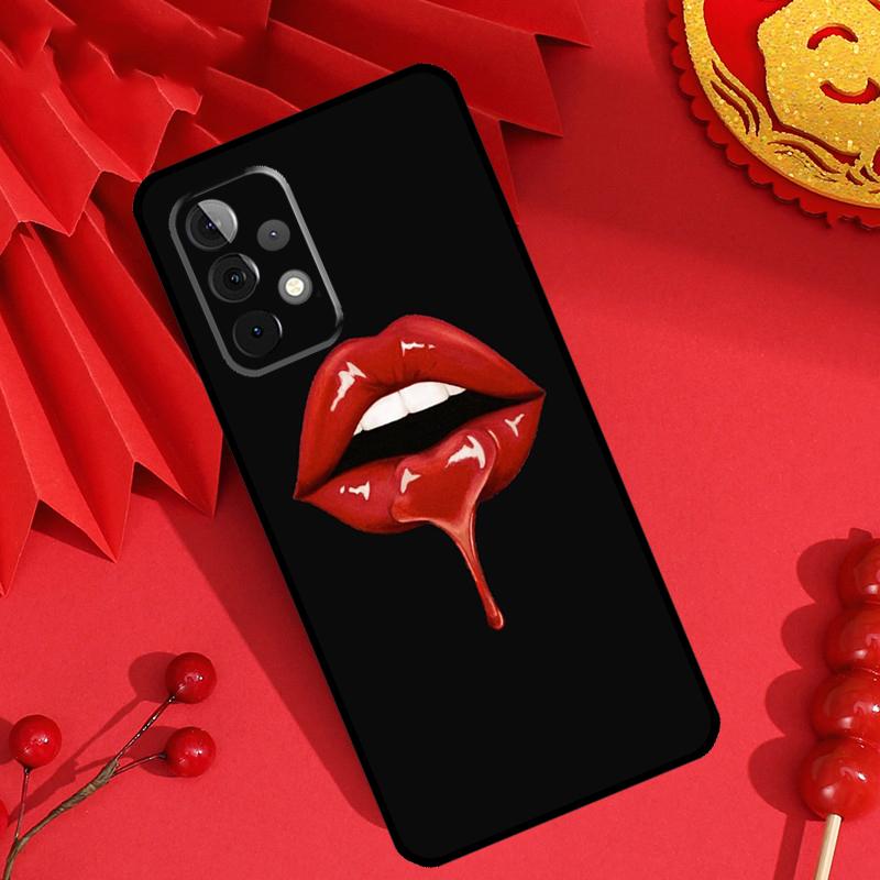 Сексуальные губы KISS Чехол для Samsung Galaxy M13 M14 M12 M11 M15 M06 M16 M36 M56 M31 M53 M32 M52 M35 M55 M34 M54