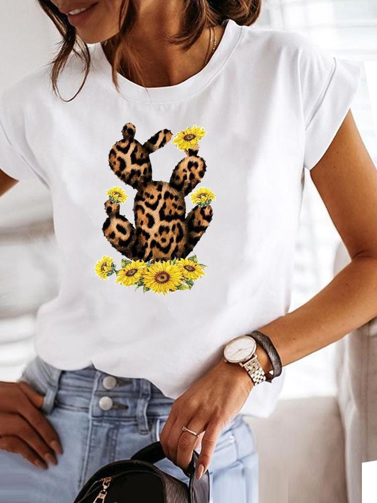 Butterfly Print Short-sleeved T-shirt Oversized T Shirt Harajuku Aesthetic Clothes Women Clothing Graphic Tshirts