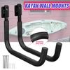 Steel Heavy-duty Kayak Wall Mount Hangers Cradle Brackets Garage Hanger For Kayaks Canoes Surfboards 45KG 2Pcs