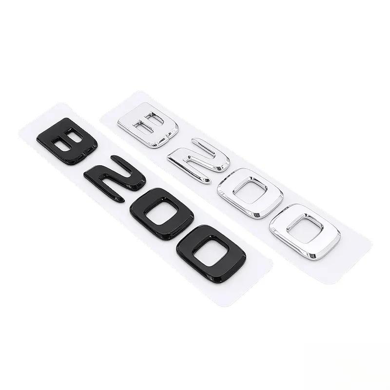 ABS Modified Car Fender Side Sticker Badge Rear Tail Emblem for Mercedes Benz B180 B200 B220 B250 B260 Styling Accessories XH4