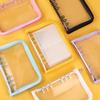 Sparkle Powder Zipper Binder Notebook Transparent Card Album  Kpop Idol Card Storage