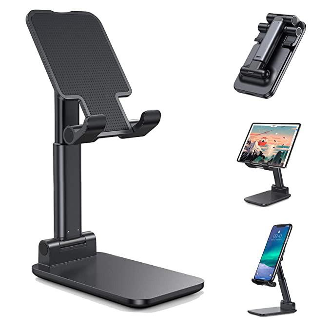 Universal Desktop Mobile Phone Holder Stand for IPhone IPad, Adjustable Tablet Foldable Table Cell Phone Desk Stand Holder