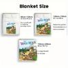 Jellystone Yogi Bear & Friends 2D Flat Pattern Flannel Blanket High quality All Seasons Warmth and Comfort Perfect for Christmas Gifts.PMT0914150