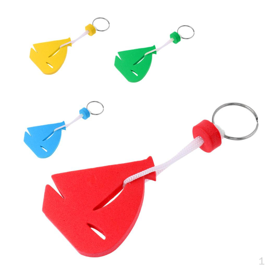 4pcs Marine Outboard Swimming Rafting Floating Key Ring Sailing Kayak
