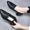 Fashion Single Shoes for Women In Autumn New Style Embroidered Shallow Pumps Ethnic Style Retro Women's Shoes 2025