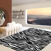 Zebra-stripe Floor Mat Bathroom Mat Kids Room Bedroom Decoration Balcony Anti-Slip Doormat Living Room Bedside Area Rugs