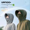 MINISO Мужская куртка с капюшоном из ледяного шелка для защиты от солнца UPF100+