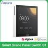Aqara Smart Scene Panel Switch S1 Zigbee 3.0 3,95-дюймовый сенсорный экран AI Распознавание жестов Голос