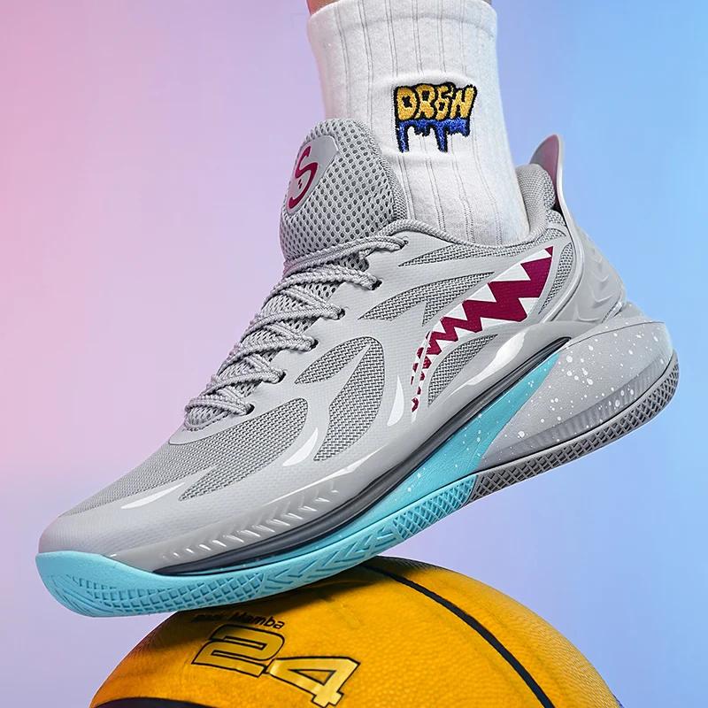 Мужские баскетбольные кроссовки для тренировок, высококачественные профессиональные спортивные кроссовки, оригинальные дышащие повседневные роскошные баскетбольные ботинки