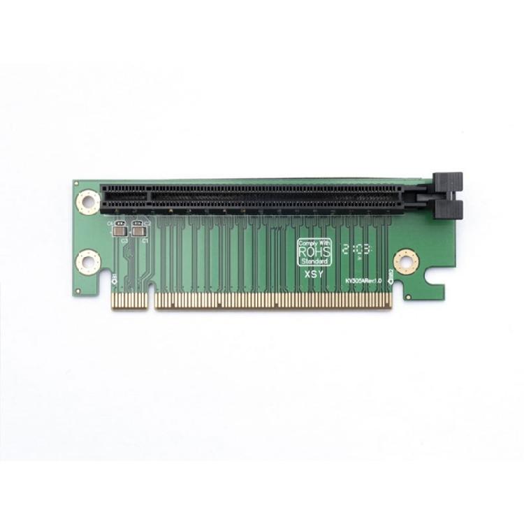 Простая установка Адаптер видеокарты PCIe x16 Папа-Мама, Поворот на 90 градусов для райзеров в компактных корпусах