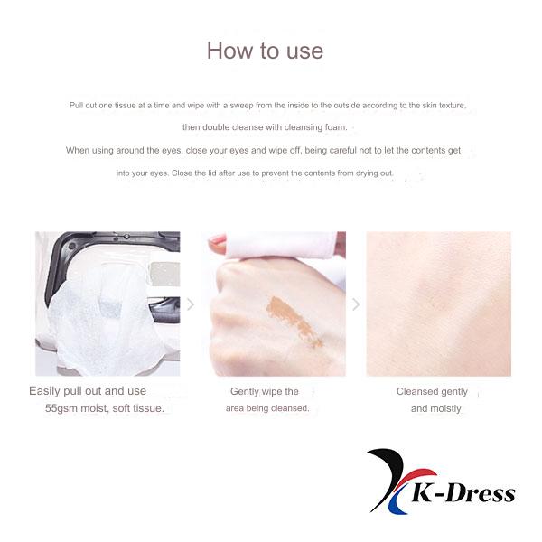 The Face Shop Rice Water Bright Cleansing Wipes 50 Sheets