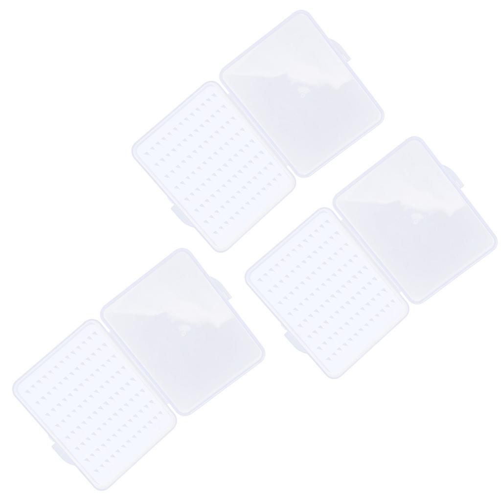 3Pcs Single Side Transparent Portable Fishing Lure Bait Waterproof Accessory Storage Boxmedium