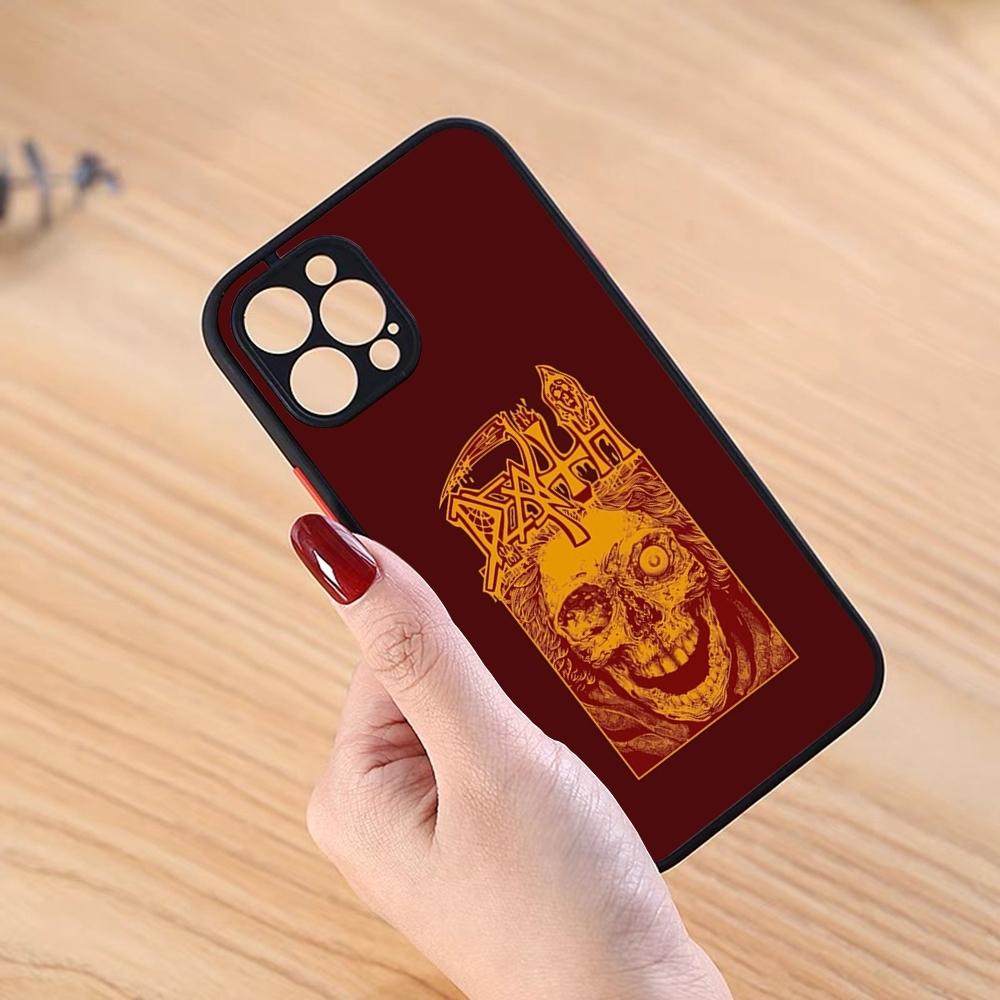 Чехол для телефона Old Deaths Mental Rock Черный Матовый Для IPhone 16 Pro Max 15 13 12 11 14 Pro Max Mini Plus SE2020 XS Max XR