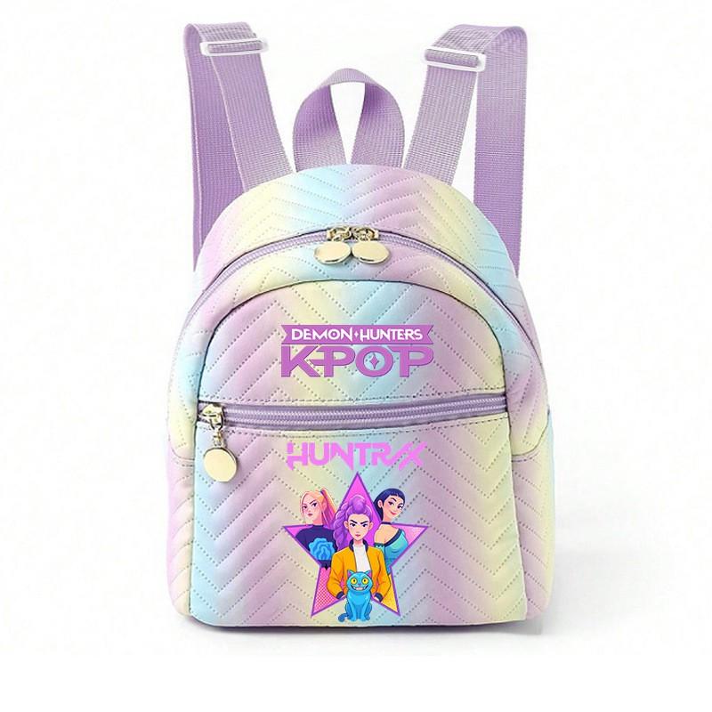 Girls Lightweight School Backpack Candy Color Minimalist Campus Bag Teenagers Daily Use 20L Capacity