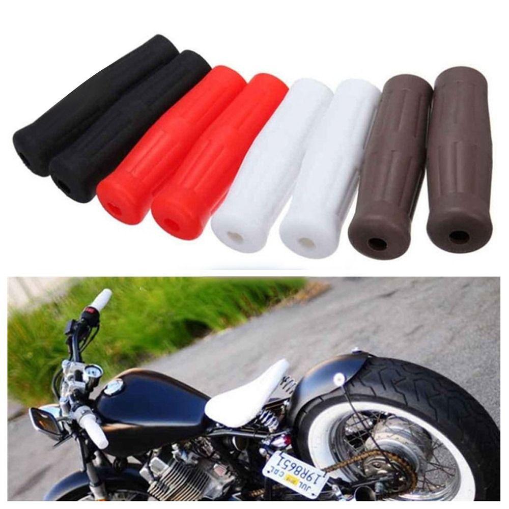Non Slip Motorcycle Handlebar Rubber Hand Grip Bar Universal Motorcycles Grips Harley