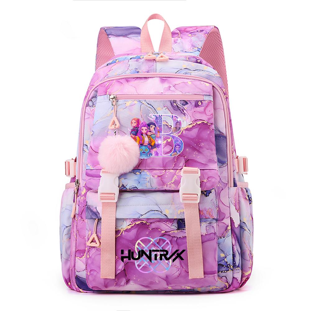 26 English Letters Printed Large Capacity Waterproof Backpack Teenger Student Girl Boy Schoolbag Bookbag Women Large Capacity Travel Bag Gift Mochila