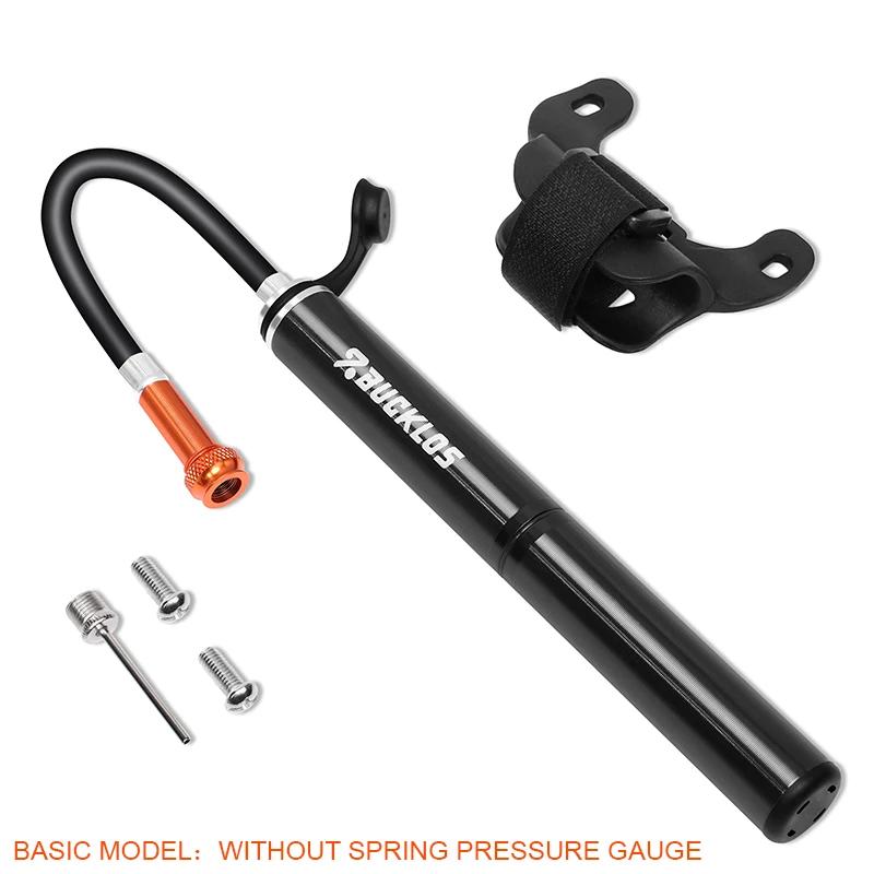 Mtb Pump Aluminum Alloy 160PSI Mini Bicycle Pumps Portable Pocket Bike-Pump Fits Presta/Schrader Valve Cycling Tire Pumps