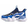 Детские нескользящие амортизирующие кроссовки Li Ning Youth с низким верхом, детские кроссовки для бега, синие YKCQ272-3