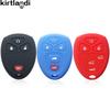 Silicone Remote Case Key Cover for Chevrolet Tahoe Uburban Escalade for GMC Savana Yukon for Cadillac Escalade Holder Keychain