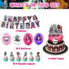 30 шт. украшения для тематической вечеринки Monster High включают воздушные шары-топперы для торта-баннера