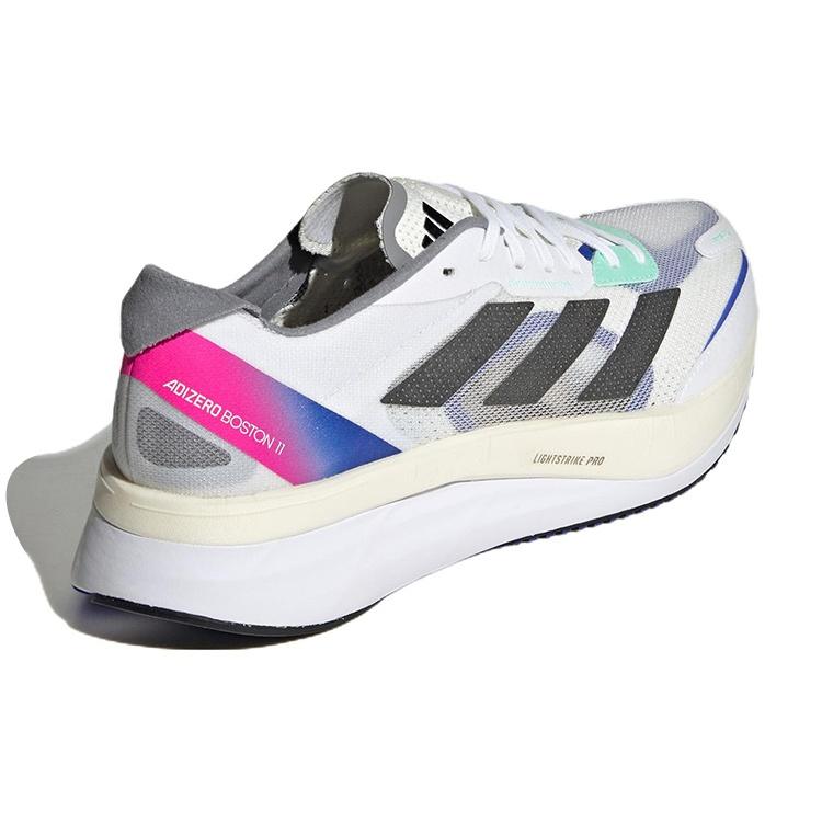 adidas Adizero Boston 11 'White Lucid Blue Fuchsia' Мужские HQ3693