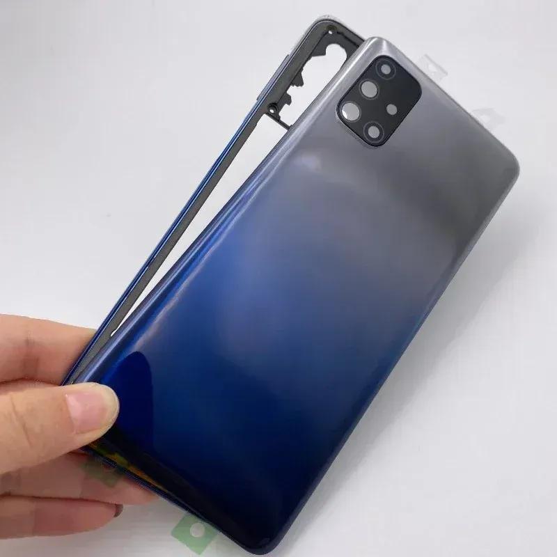 Housing Frame Back Cover for Samsung M31s M317F M317 Phone Middle Chassis Bezel with Rear Panel