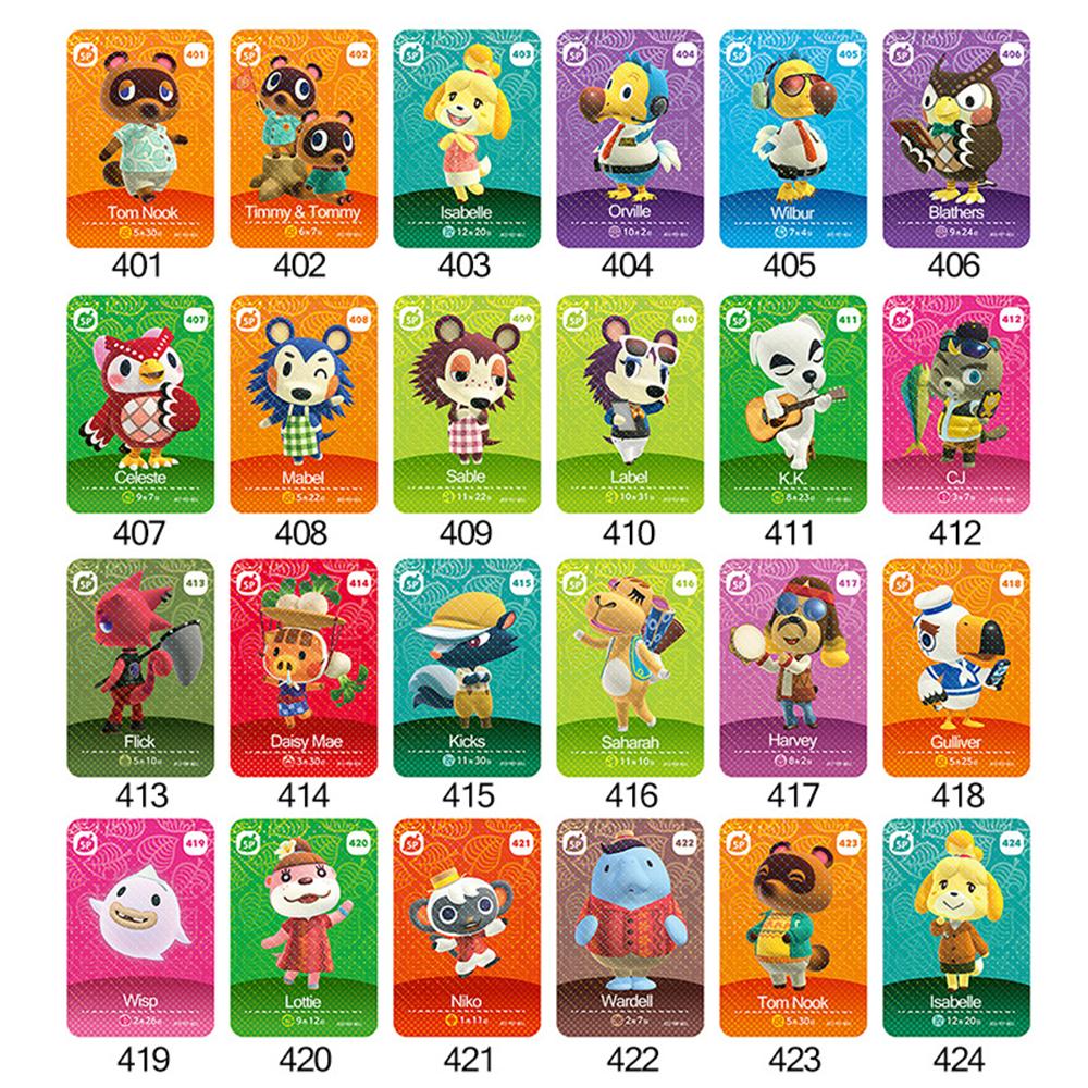 48 шт., игровые карты Animal Crossing Series 5 Mini NFC для переключателя NS