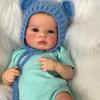 49 см полностью виниловая имитация силиконовая виниловая кукла новорожденный ребенок игрушка перерождение кукла нарядный набор для купания и детские подарки компаньон