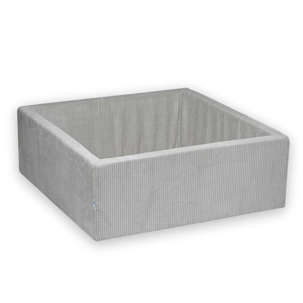 Dry pool 110x110x40 Corduroy Gray without balls