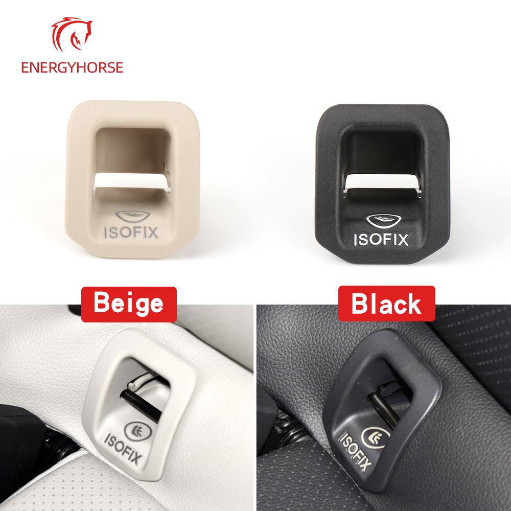 Car Rear Seat Hook ISOFIX Cover Child Restraint for Mercedes W156 W117 W176 Benz Cla GLA A Class Rear Seat Hook Bla Black Buckle