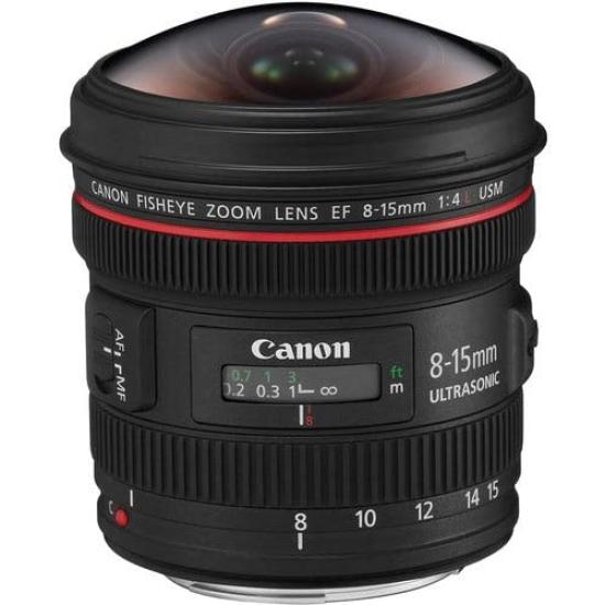 Canon Ultra Wide Angle Zoom Lens F4L Fisheye USM Full Size Compatible EF8-15mm