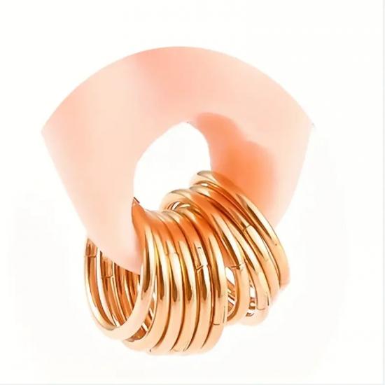 10 шт. Серьги для пирсинга из нержавеющей стали в стиле панк, креативные серьги для пирсинга перегородки носа, расширители ушей, ушные калибры, персональные украшения