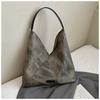 Casual suede large-capacity bag women's new autumn commuting simple and fashionable shoulder bag tote bag