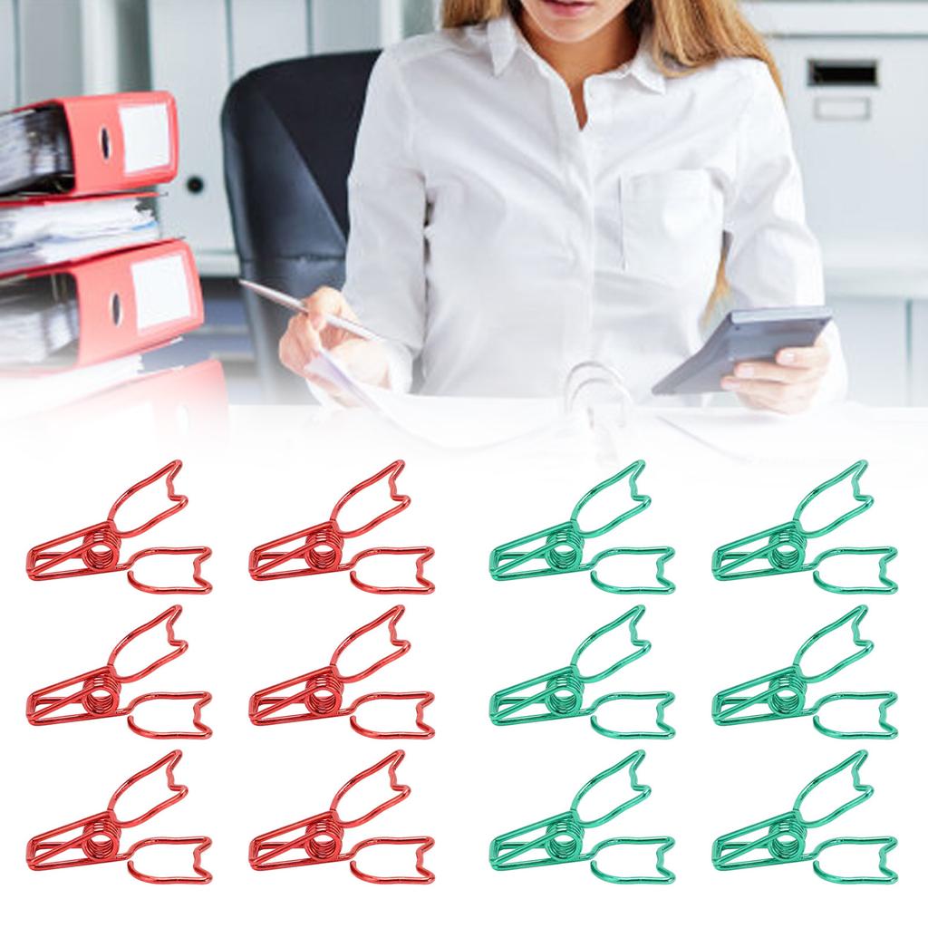 100 шт. зажимы для котят милые животные стиль крепкие зажимные полые зажимы для кошек для заметок 