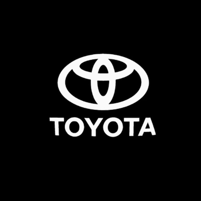 2 шт. Светодиодные приветственные огни для дверей автомобиля для Toyota, Проекторы с логотипом, Подходят для Toyota Highlander / RAV4 / Camry / Avalon / Corolla /pra