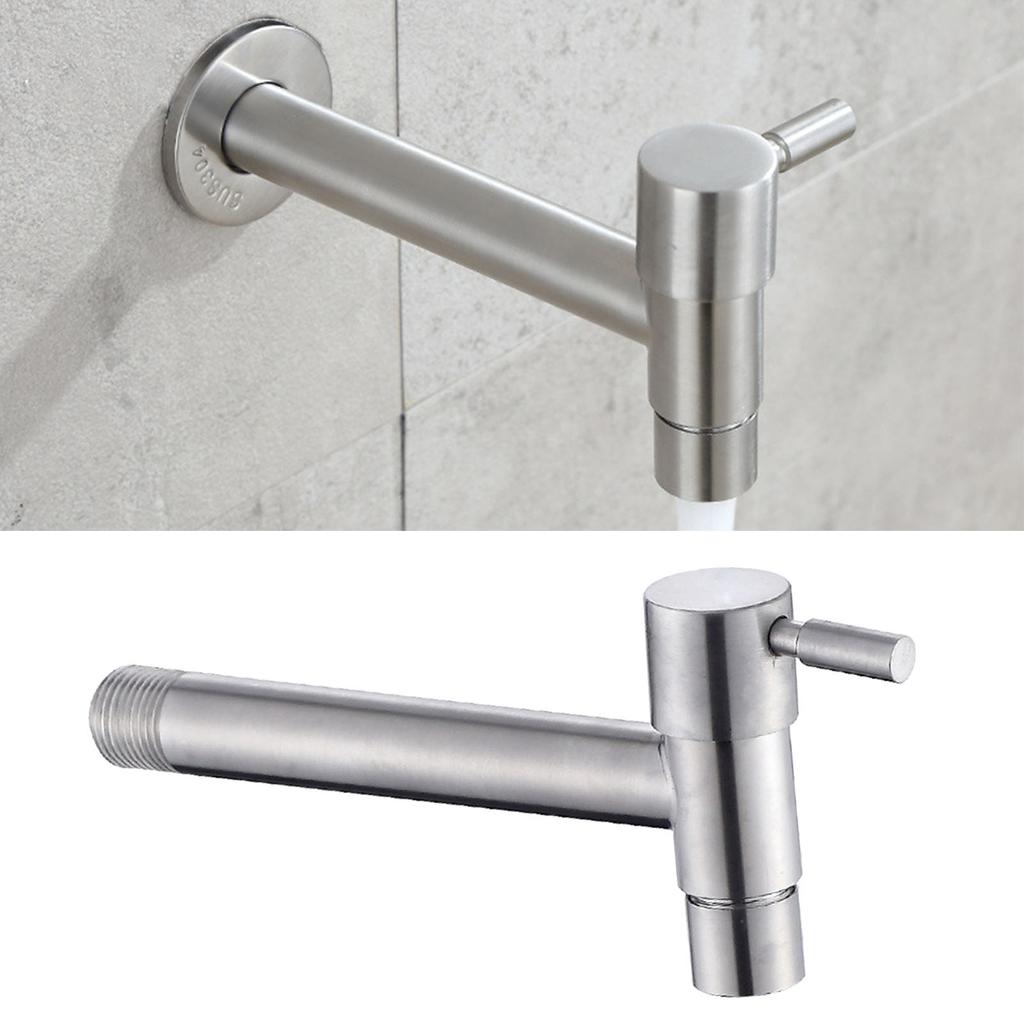 Кран для стиральной машины из нержавеющей стали, с хорошей герметичностью, взрывозащищенный, удлиненный кран