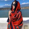 New tassel scarf Yunnan Dali tourism ethnic style shawl women's fashion versatile seaside beach towel