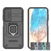 Для Samsung Galaxy M35 Чехол Slide Camera Lens Чехлы Samsung Galaxy M35 Чехол Противоударный Бронированный Чехол PC TPU Для Samsung Galaxy M35