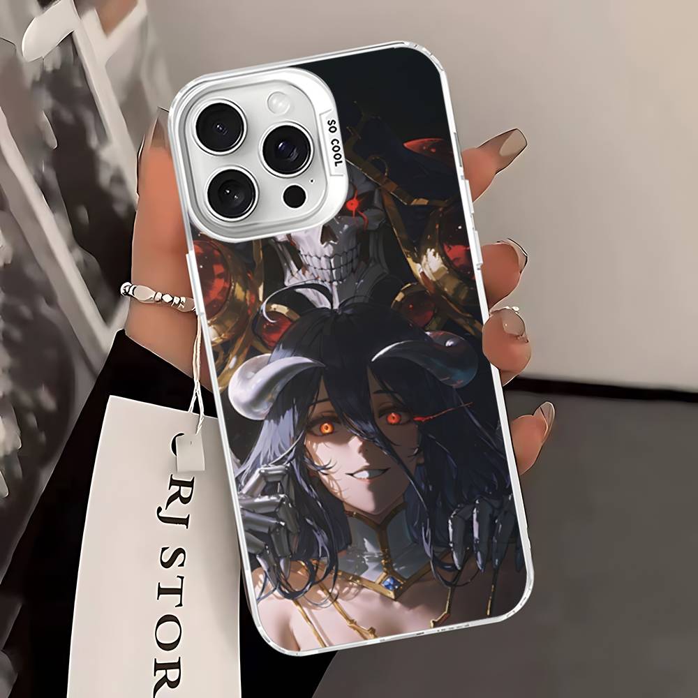 Мультяшный Аниме A-AlbedoS Чехол для Телефона Для IPhone 16 15 14 13 12 11 17 Pro MAX Plus Pro Матовый Ударопрочный Чехол
