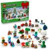LEGO Minecraft Адвент-календарь 2025 - Игрушка, Подарок на День Рождения, Конструктор, Мальчики, Девочки, Дети (Возраст 7, 8, 9), Ученики начальной школы, Minecr