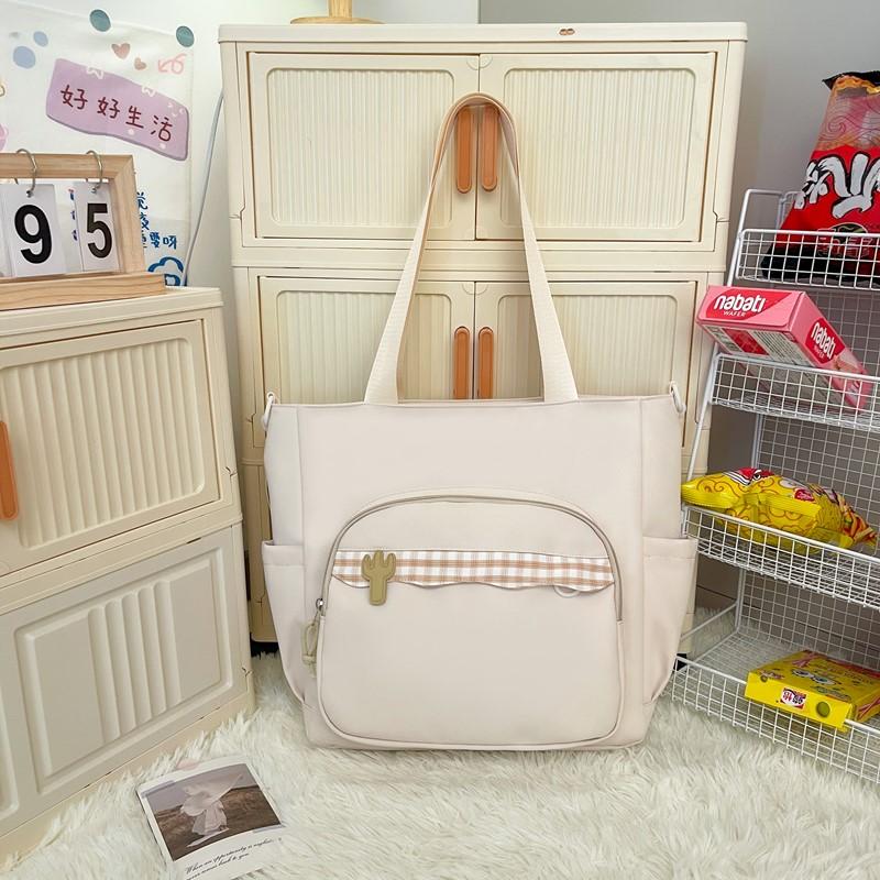 Женская сумка через плечо, студенческая сумка на плечо большой вместимости