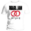Pearl Jam Don't Give Up T-Shirt White New
