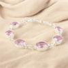 Морганит Драгоценный камень 925 Стерлинговое серебро Ручной работы Браслет Ювелирные изделия Для женщин Подарок RB-5-17