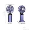 Portable Handheld Fan, USB Rechargeable Cooling Fan, Adjustable Fan for Home Office School Travel, Room Accessories
