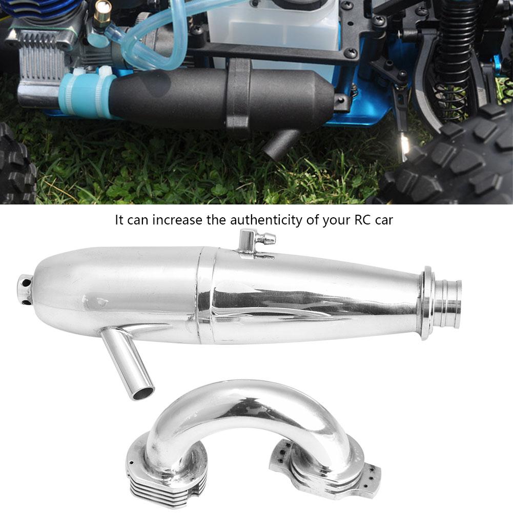 Dual Exhaust Joint Tube for HSP Redcat 1 8 RC Car for SH GO 21 28CXP Engine